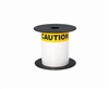 Brother BMSLT35CAUT Mobile 3" x 5" TT ANSI/OSHA Caution 3/4" Yellow Header White Vinyl Label (use BMSLPR03xx Ribbons), 3mil, 5+Yrs, 5"OD/1"Core, 200Lbls/Roll, 1Roll/Unit