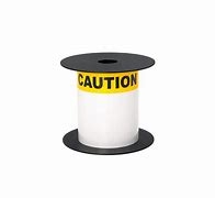 Brother BMSLT46CAUT Mobile 4"x 6" TT ANSI/OSHA Caution 1-1/8in Yel Header White Vinyl Label (use BMSLPR03xx Ribbons), 3mil, 5+Yrs, 5inOD/1inCore, 200Lbls/Roll, 1Roll/Unit