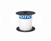 Brother BMSLT46NOTC Mobile 4"x 6" TT ANSI/OSHA Notice 1-1/8in Blue Header White Vinyl Label (use BMSLPR03xx Ribbons), 3mil, 5+Yrs, 5inOD/1inCore, 200Lbls/Roll, 1Roll/Unit