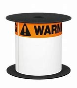 Brother BMSLT46WARN Mobile 4"x 6" TT ANSI/OSHA Warning 1-1/8in Org Header White Vinyl Label (use BMSLPR03xx Ribbons), 3mil, 5+Yrs, 5inOD/1inCore, 200Lbls/Roll, 1Roll/Unit