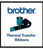 Brother BSS1C600083 83mm (3.27") Wide TT Wax / Resin Ribbon, Black, 1 Core, 600m/Roll,  12 Rolls/Unit