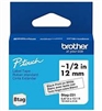 Brother BTAG231 Non-Laminated Tape Black on White - 12 mm wide x 4 m long for P-touch Label Makers, 