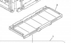 Brother D0032P002 OEM Exit Tray Assembly