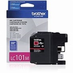 Brother LC101M ( LC-101M ) OEM Magenta Inkjet Cartridge