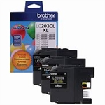 Brother LC2033PKS ( LC-2033PKS ) OEM High Yield Colour Inkjet Cartridges, Combo Pack (Pack of 2)