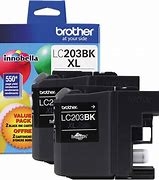 Brother LC203BK ( LC-203BK ) OEM Black High Yield Inkjet Cartridge (Pack of 2)