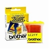 Brother LC21Y ( LC-21Y ) OEM Yellow Ink Cartridge