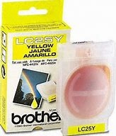 Brother LC25Y ( LC-25Y ) OEM Yellow Ink Cartridge