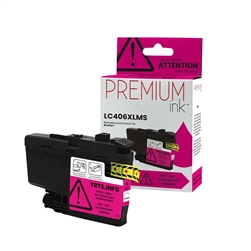 Brother LC406XLM ( LC-406M ) Compatible Magenta Inkjet Cartridge