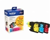 Brother LC61BK3PK( LC-61BK3PK ) OEM Black Ink Cartridge (Pack of 3)