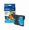 Brother LC61C2PK ( LC-61C2PK ) OEM Cyan Ink Cartridge (Pack of 2)