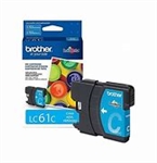 Brother LC61C2PK ( LC-61C2PK ) OEM Cyan Ink Cartridge (Pack of 2)