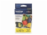 Brother LC61Y2PK ( LC-61Y2PK ) OEM Yellow Ink Cartridge (Pack of 2)