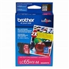 Brother LC65HYM2PK ( LC-65HYM2PK ) OEM Magenta High Capacity InkJet Cartridge (Pack of 2)