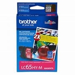 Brother LC65HYM2PK ( LC-65HYM2PK ) OEM Magenta High Capacity InkJet Cartridge (Pack of 2)