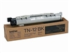 Brother TN12BK ( TN-12BK ) OEM Black Laser Toner Cartridge