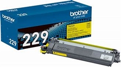 Brother TN229Y ( TN-229Y ) OEM Yellow Toner Cartridge; 1200 Pgs