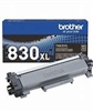 Brother TN830XL ( TN-830XL ) OEM Black High Yield Toner Cartridge; 3000 Pgs