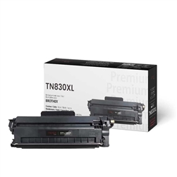 Brother TN830XL ( TN-830XL ) Compatible Black High Yield Toner Cartridge; 3000 Pgs