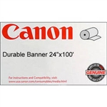 Canon Durable Matte Polypropylene Banner Paper 24" x 100' Roll (133gsm) - 0834V777