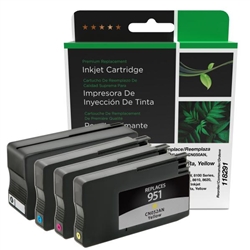 Clover Imaging 118291 ( HP 950XL / 951 ) ( C2P01FN ) Remanufactured Combo Pack includes #950XL and #951 Cyan/Magenta/Yellow