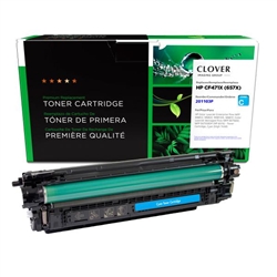 Clover Imaging 201103P ( HP CF471X ) ( 657X ) Remanufactured Cyan High Yield Toner Cartridge