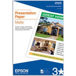 Epson Presentation Paper Matte (11 x 17, 100 Sheets) S041070