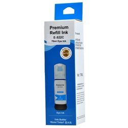 Epson 522 ( T522220 ) Compatible Cyan Ink Bottle