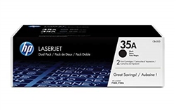 HP CB435A ( 35A ) OEM Black Laser Toner Cartridge (Dual Pack )