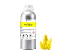 Monoprice Rapid UV 3D Printer Resin; 1000ml - Yellow - Part# 34609